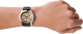 Emporio Armani Valente Chronograph Brown Dial Brown Leather Strap Watch For Men - AR1785
