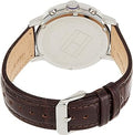 Tommy Hilfiger Aiden Quartz Black Dial Brown Leather Strap Watch for Men - 1791309
