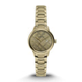 Burberry The Classic Champagne Dial Gold Steel Strap Watch for Women - BU10109