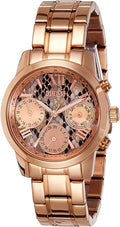 Guess Mini Sunrise Quartz Rose Gold Dial Rose Gold Steel Strap Watch For Women - W0448L9