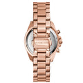 Michael Kors Bradshaw Chronograph Rose Gold Dial Rose Gold Steel Strap Watch for Women - MK5799