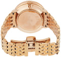 Swarovski Crystalline Chic Analog Silver Dial Rose Gold Steel Strap Watch for Women - 5544590