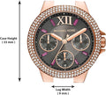 Michael Kors Camille Chronograph Grey Dial Rose Gold Steel Strap Watch For Women - MK6983