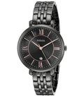 Fossil Jacqueline Black Dial Black Mesh Bracelet Watch for Women - ES3614