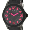 Marc Jacobs Pelly Black Dial Black Silicone Strap Watch for Women - MBM2517