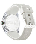 Gucci Sync Quartz White Dial White Rubber Strap Unisex Watch - YA137302