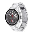 Tommy Hilfiger Aiden Chronograph Grey Dial Silver Steel Strap Watch For Men - 1791857