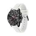 Hugo Boss Admiral Chronograph Black Dial White Rubber Strap Watch for Men - 1513966