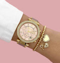 Michael Kors Parker Gold Dial Two Tone Steel Strap Watch for Women - MK6326