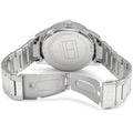 Tommy Hilfiger Austin Black Dial Silver Steel Strap Watch for Men - 1791639