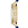 Marc Jacobs Fergus Blue Dial Blue Leather Strap Watch for Women - MBM8650