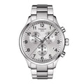 Tissot Chrono XL Classic Silver Dial Silver Steel Strap Watch For Men - T116.617.11.037.00