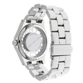 Marc Jacobs Henry Transparent Silver Dial Silver Steel Strap Watch for Women - MBM3205
