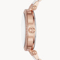 Michael Kors Parker White Dial Two Tone Steel Strap Watch for Women - MK6365