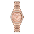 Michael Kors Harlowe Three-Hand Rose Gold Dial Rose Gold Steel Strap Watch for Women - MK4845