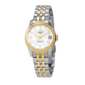 Tissot Ballade Powermatic 80 Mother of Pearl Silver Dial Two Tone Steel Strap Watch For Women - T108.208.22.117.00