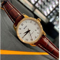 Mido Baroncelli III Automatic White Dial Brown Leather Strap Watch For Women - M7600.3.26.8