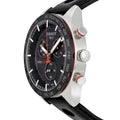 Tissot PRS 516 Chronograph Black Dial Black Leather Strap Watch For Men - T100.417.16.051.00