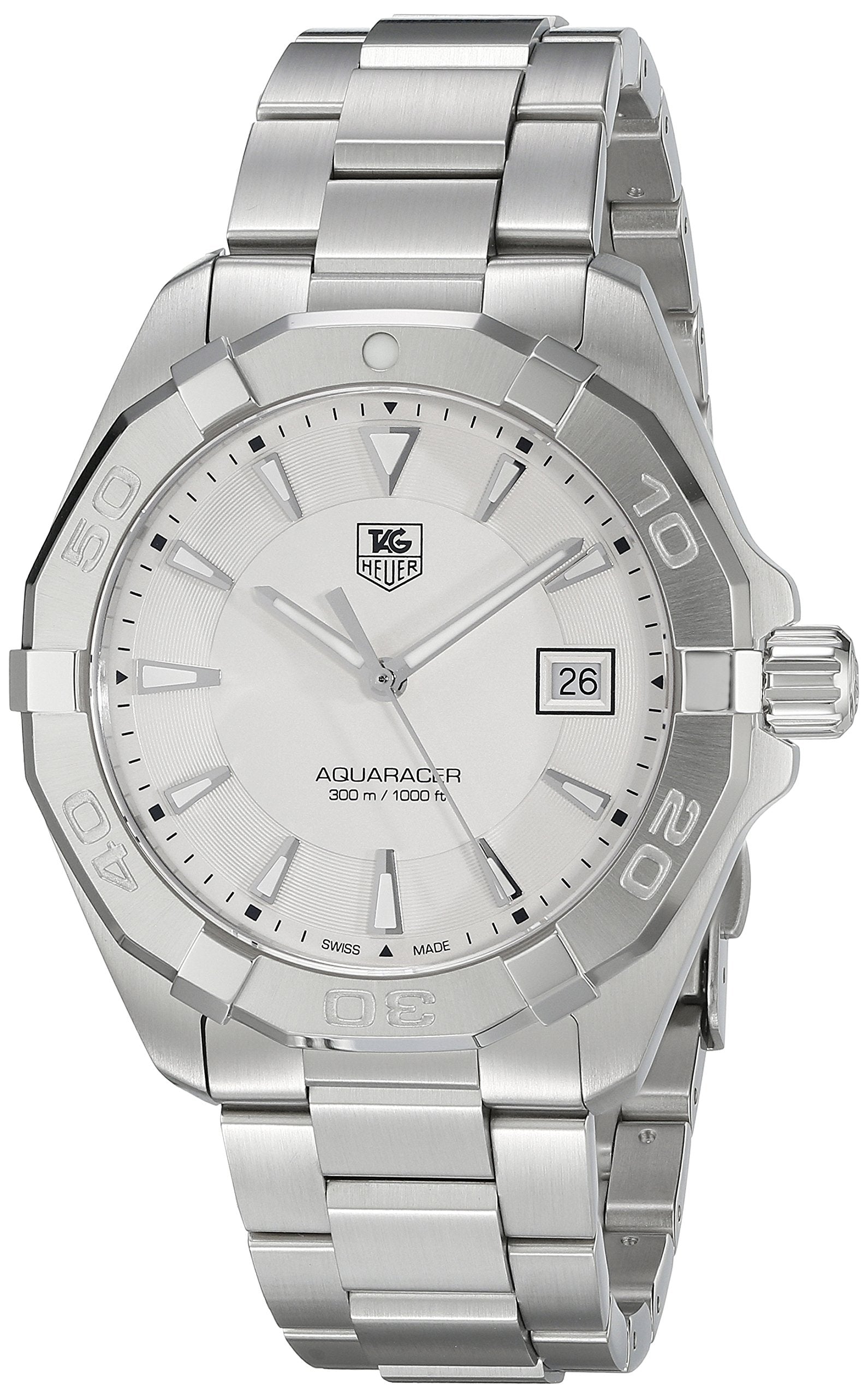 Tag Heuer Aquaracer White Dial Watch for Men - WAY1111.BA0928
