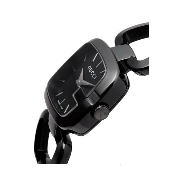 Gucci G Ladies Quartz 125 G Series Black Dial Bracelet Watch For Women - YA125504