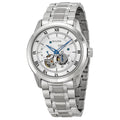Bulova BVA Series Dual Aperture Silver Dial Silver Steel Strap Watch for Men - 96A118