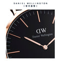 Daniel Wellington Classic Dover Black Dial White Nylon Strap Watch For Women - DW00100310