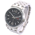 Marc Jacobs Fergus Black Dial Silver Steel Strap Watch for Men - MBM5075