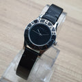 Marc Jacobs Blade Black Dial Black Leather Strap Watch for Women - MBM1082