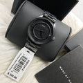 Marc Jacobs Tether Transparent Black Dial Black Steel Strap Watch for Women - MBM3415