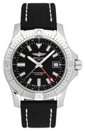 Breitling Avenger Automatic 43mm Black Dial Black Nylon Strap Watch for Men - A17318101B1X2