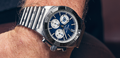 Breitling Chronomat B01 42 Six Nations Scotland Blue Dial Silver Steel Strap Watch for Men - AB0134A51C1A1