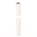 Emporio Armani Classic Chronograph White Dial White Rubber Strap Watch For Men - AR1054