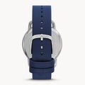 Emporio Armani Aviator Quartz Blue Dial Blue Leather Strap Watch For Men - AR11335