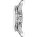 Emporio Armani Diver Chronograph Green Dial Silver Steel Strap Watch For Men - AR11500