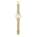 Armani Exchange Lola Analog Gold Dial Gold Mesh Strap Watch For Women - AX5536