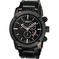 Burberry Sport Chronograph Black Dial Black Steel Strap Watch for Men - BU7703