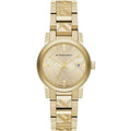 Burberry The City Gold Dial Gold Steel Strap Watch for Women - BU9145