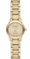 Burberry The City Gold Dial Gold Steel Strap Watch for Women - BU9227
