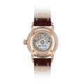 Mido Baroncelli III Automatic White Dial Brown Leather Strap Watch For Women - M7600.3.26.8