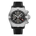 Breitling Avenger B01 Chronograph GMT Black Dial Black Nylon Strap Watch for Men - A24315101B1X1