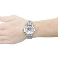 Bulova BVA Series Dual Aperture Silver Dial Silver Steel Strap Watch for Men - 96A118