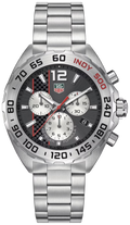 Tag Heuer Formula 1 Chronograph Grey Dial Silver Steel Strap Watch for Men - CAZ1114.BA0877
