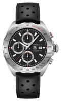 Tag Heuer Formula 1 Calibre 16 Black Dial Black Leather Strap Watch for Men - CAZ2010.FT8024