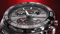 Tag Heuer Formula 1 Chronograph Senna Grey Dial Silver Steel Strap Watch for Men - CAZ201D.BA0633