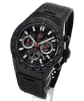 Tag Heuer Carrera Automatic Chronograph Black Dial Black Rubber Strap Watch for Men - CBG2A90.FT6173