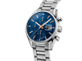 Tag Heuer Carrera Automatic Chronograph Blue Dial Silver Steel Strap Watch for Men - CBK2115.BA0715