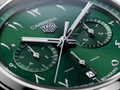 Tag Heuer Carrera Automatic Chronograph Limited Edition Green Dial Silver Steel Strap Watch for Men - CBN2014.EB0240