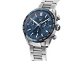 Tag Heuer Carrera Chronograph Blue Dial Silver Steel Strap Watch for Men - CBN2A1A.BA0643