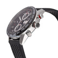 Tag Heuer Carrera Chronograph Black Dial Black Rubber Strap Watch for Men - CBN2A1AA.FT6228