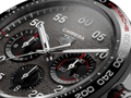 Tag Heuer Carrera Porsche Chronograph Special Edition Black Dial Black Leather Strap Watch for Men - CBN2A1F.FC6492